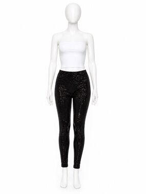 Black Sequin legging